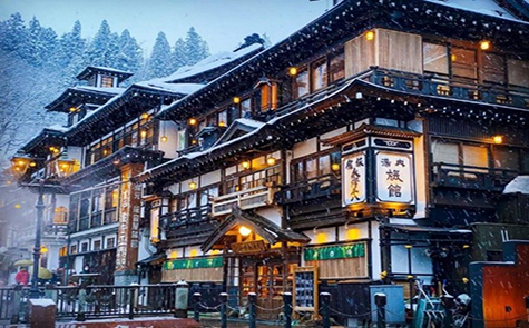 東北6日福島2泊，天元台雪景、銀山溫泉、藏王狐狸村